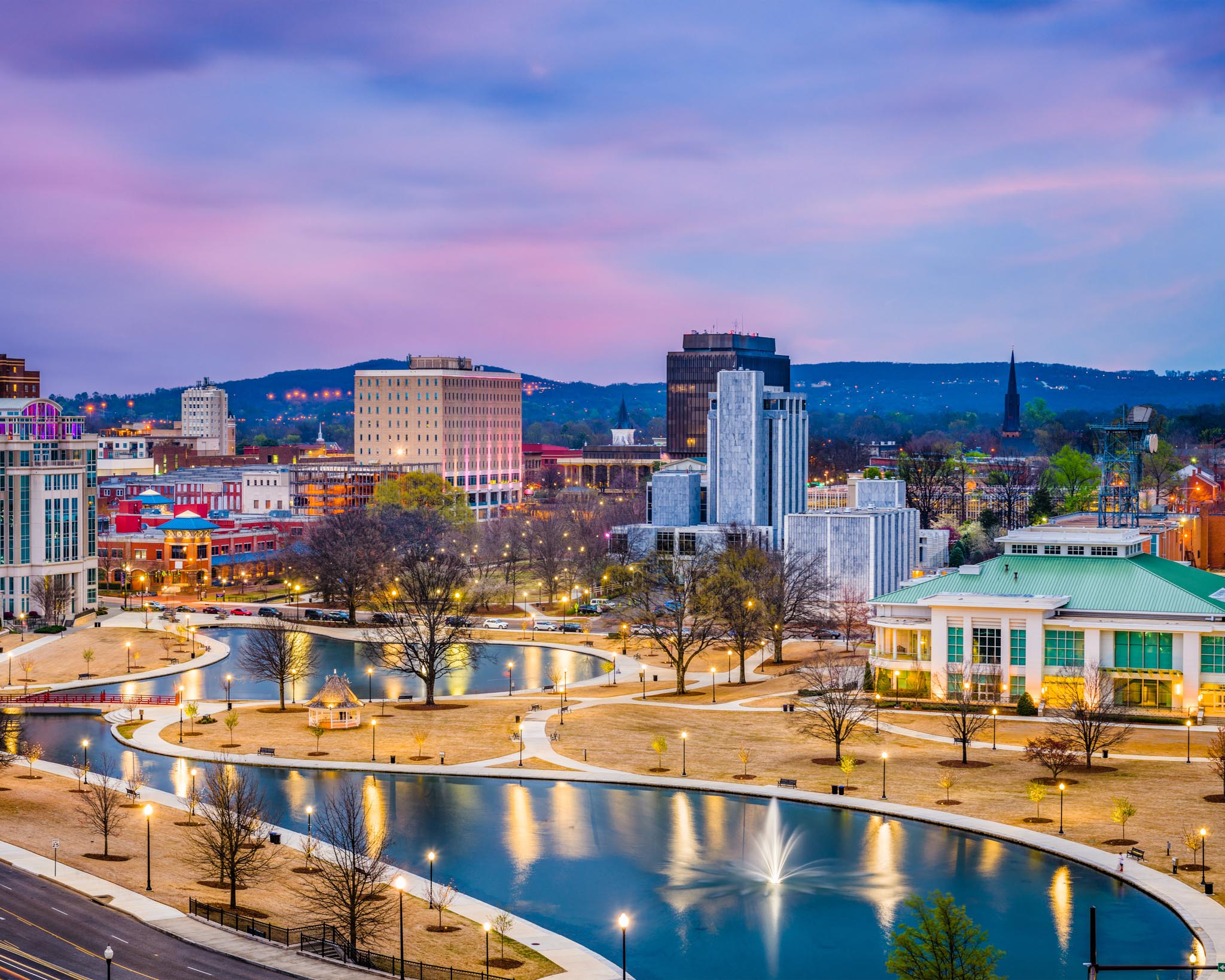 Huntsville, Alabama, USA Skyline